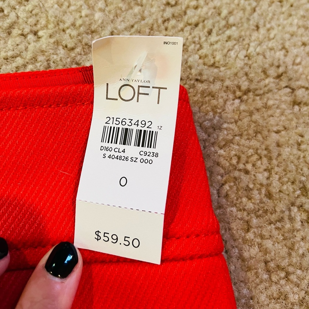 Loft skirt with front slit NWT